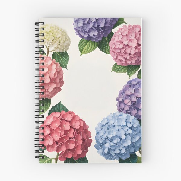 Item preview, Personalized Hydrangea Frame – Colorful Floral Border designed and sold by EmeraldeaArt.