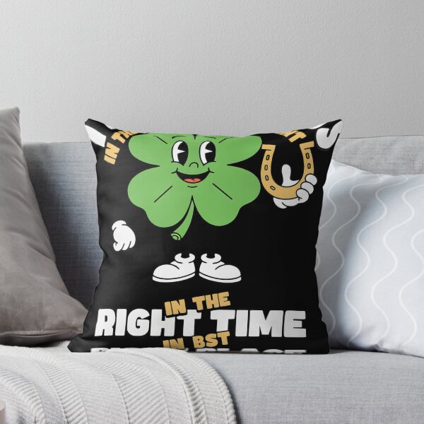 Item preview, I Am Always In The Golden Moment In The Right Time In BST Right Place Lucky Clover Good Fortune Optimist #363 designed and sold by shawn-muse.