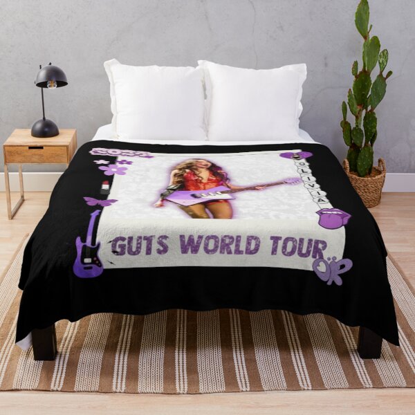 Item preview, Olivia Rodrigo Guts World Tour 2024 Polaroid Purple Electric Guitar designed and sold by MarinRosito.