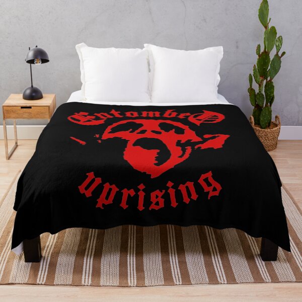Aperçu de l'œuvre T-shirt et produits dérivés de la tournée du groupe Red Entombed Uprising créée et vendue par lisanargent.