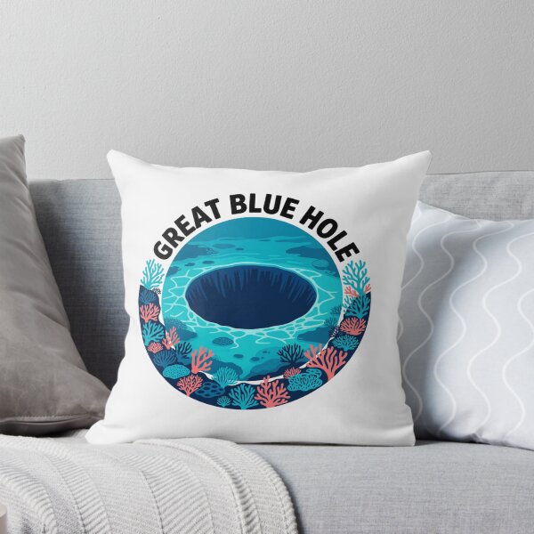 Item preview, Great Blue Hole Belize Sticker designed and sold by Imaginarium of Chaos falcon88 .
