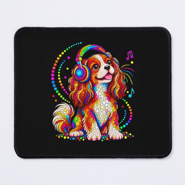 Item preview, Funny Cavalier King Charles Dots Art Boys Girls Students designed and sold by Chromatic-Cubes.