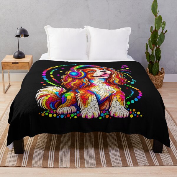 Item preview, Funny Cavalier King Charles Dots Art Boys Girls Students designed and sold by Chromatic-Cubes.