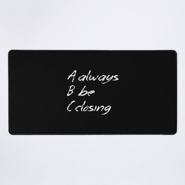Item preview, Always Be Closing Motivational Chalkboard Design for Sales and Business Success designed and sold by dukelam.