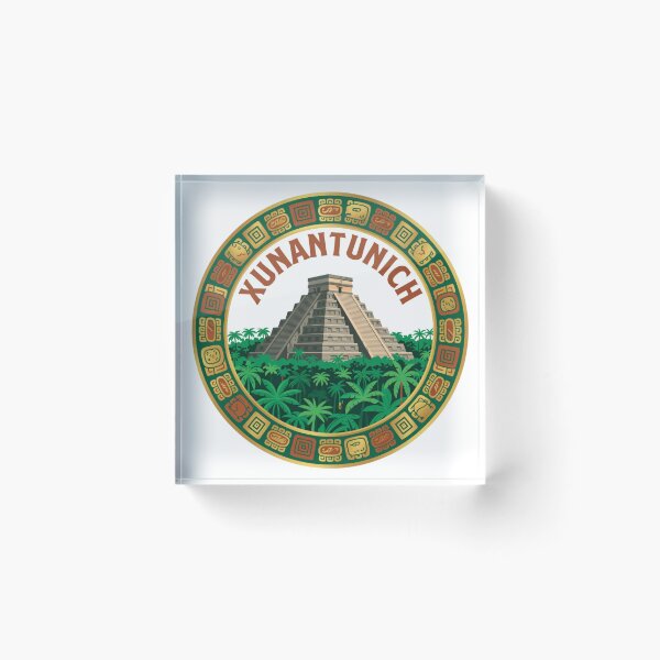 Item preview, Xunantunich Maya Belize Sticker designed and sold by Imaginarium of Chaos falcon88 .