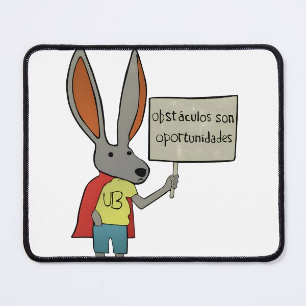 Item preview, Cute Mouse Holding a Sign Illustration with Rick Flag Theme designed and sold by SueSquad.