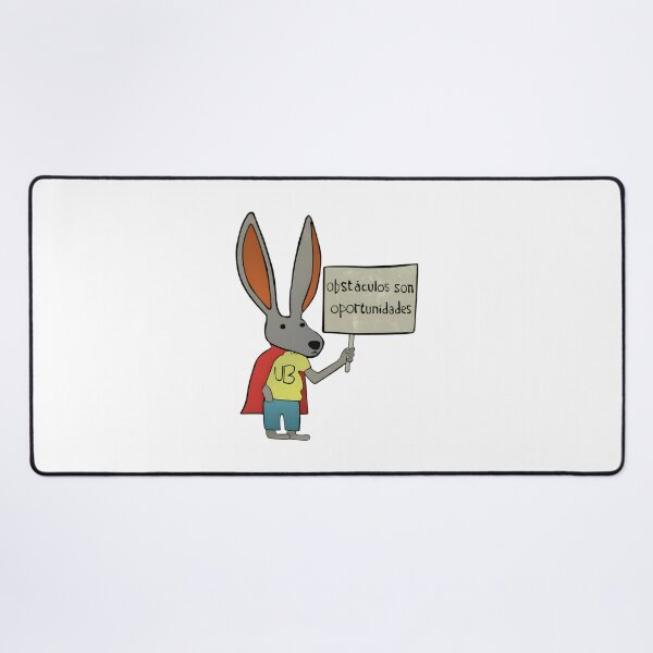 Item preview, Cute Mouse Holding a Sign Illustration with Rick Flag Theme designed and sold by SueSquad.
