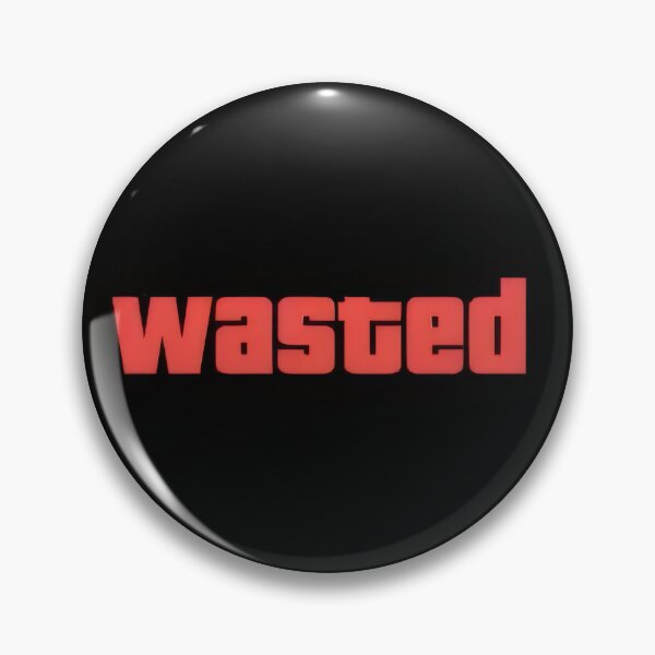Item preview, Minimalist Game Over Screen Typography - Red Bold Wasted Text Graphic Poster designed and sold by Billy Morfo™.