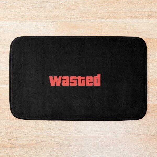 Item preview, Minimalist Game Over Screen Typography - Red Bold Wasted Text Graphic Poster designed and sold by Billy Morfo™.