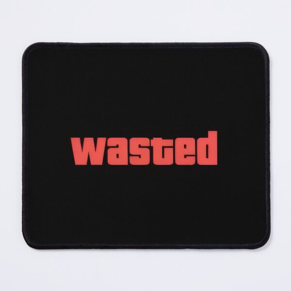 Item preview, Minimalist Game Over Screen Typography - Red Bold Wasted Text Graphic Poster designed and sold by Billy Morfo™.