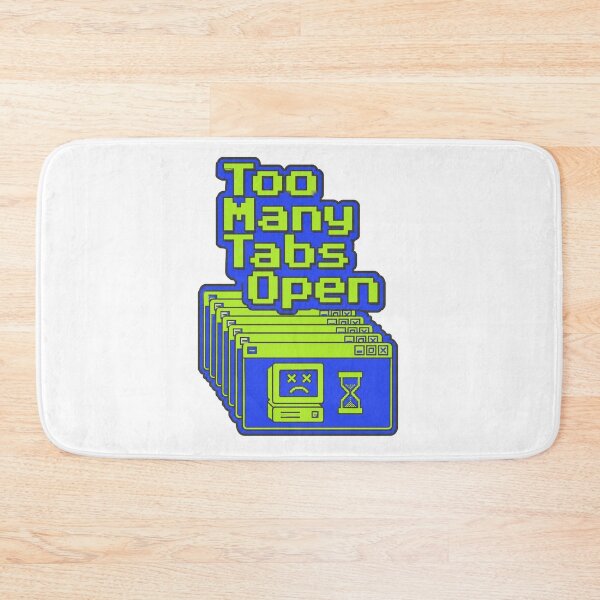 Item preview, Too Many Tabs Open Brain Overload Minimalist Line Art designed and sold by BeardWave.