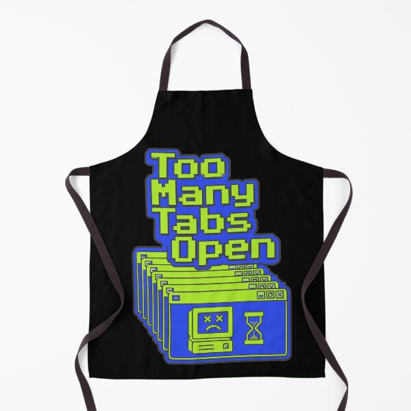 Item preview, Too Many Tabs Open Brain Overload Minimalist Line Art designed and sold by BeardWave.