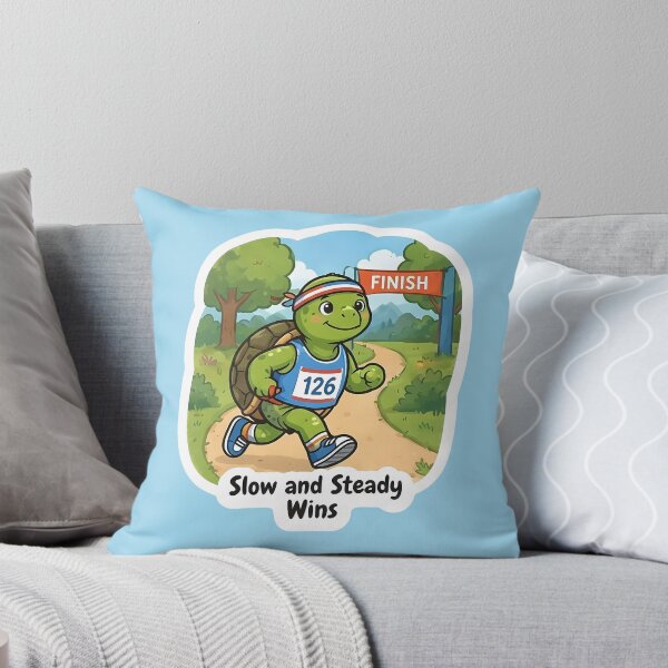 Item preview, Cute Turtle Runner – Slow and Steady Wins Marathon Gift designed and sold by Isliath.