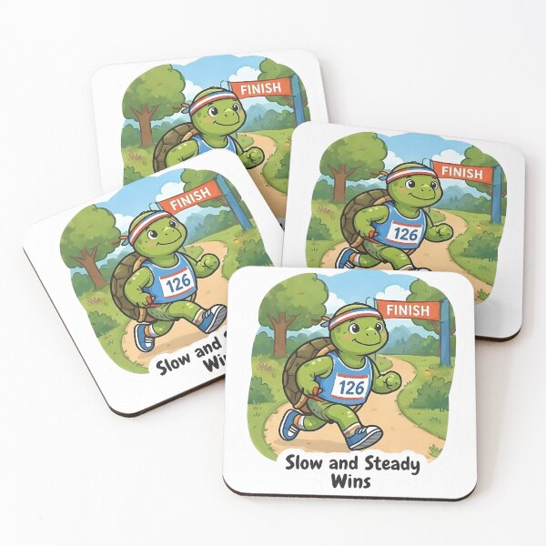 Item preview, Cute Turtle Runner – Slow and Steady Wins Marathon Gift designed and sold by Isliath.