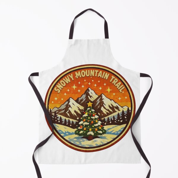 Item preview, Snowy Mountain Trail – Holiday Winter Hiking Adventure Badge designed and sold by GabeMountainArt.