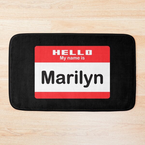 Item preview, Hello My Name is Marylin - Red Name Tag designed and sold by Vector-Artist.