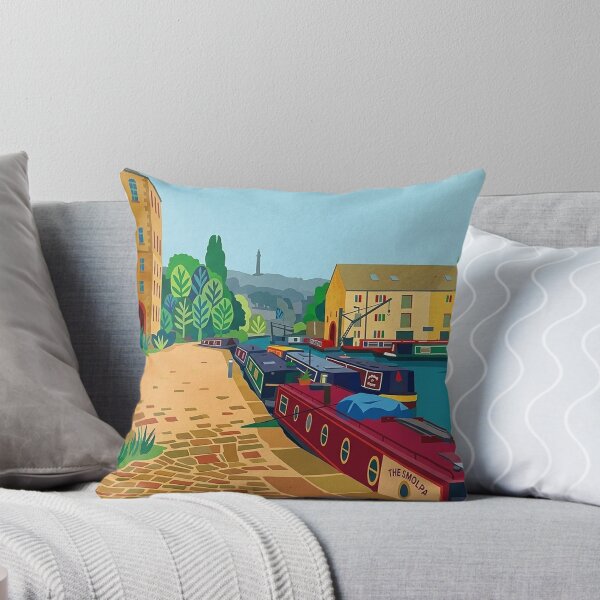 Item preview, Sowerby Bridge Canal Basin – Matisse Style designed and sold by ArtworkNorth.
