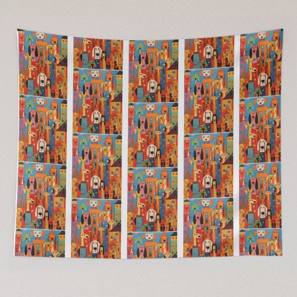 Item preview, Contemporary Dogs In Abstract designed and sold by shopbyjnb.
