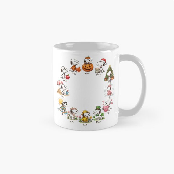 Item preview, Snoopy's Year Calendar designed and sold by COFFEEWITHARTS.