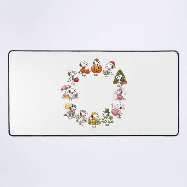 Item preview, Snoopy's Year Calendar designed and sold by COFFEEWITHARTS.