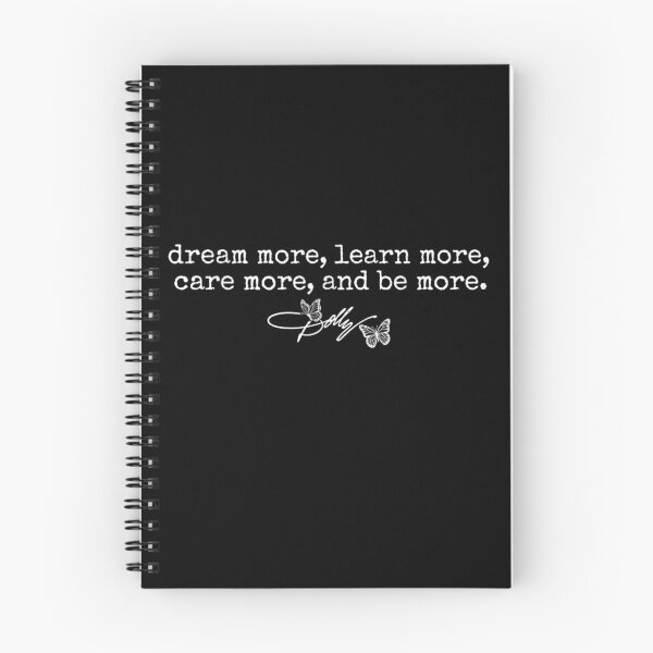 Item preview, Dream More Learn More Care More Do More Floral Inspirational designed and sold by Crookedorbit ⭐⭐⭐⭐⭐ .