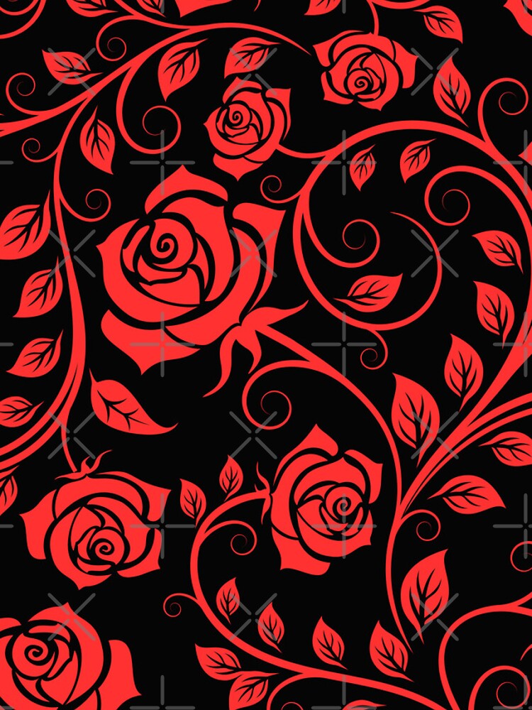 Thumbnail 5 of 5, iPhone Case, Red Rose Pattern , Floral Pattern, Flower Pattern designed and sold by 420Freindly.