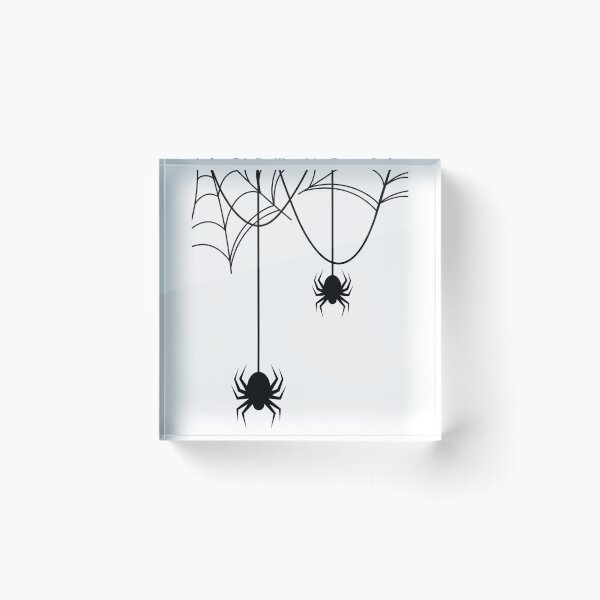 Item preview, Spooky Spider Crawling Down a Web Halloween Design designed and sold by iamKRUK.