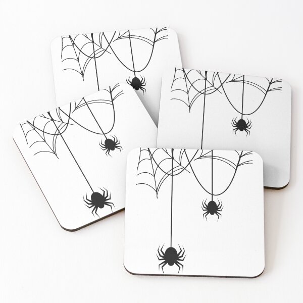 Item preview, Spooky Spider Crawling Down a Web Halloween Design designed and sold by iamKRUK.