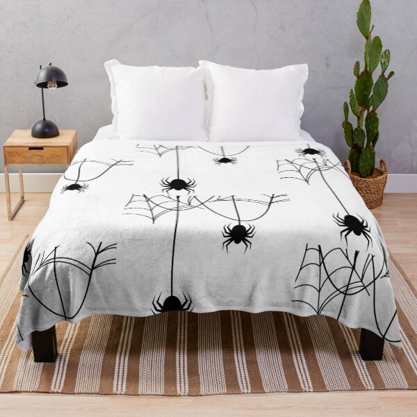 Item preview, Spooky Spider Crawling Down a Web Halloween Design designed and sold by iamKRUK.
