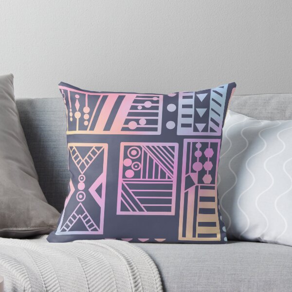 Item preview, Pastel Geometric Blocks on Gray  designed and sold by JaygiesDesign.