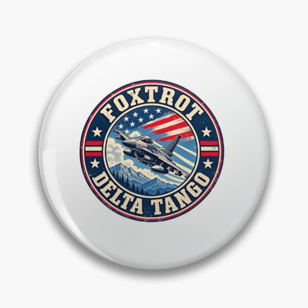 Item preview, Foxtrot Delta Tango Military Air Force Veteran Pilot designed and sold by SkeletonsDanger.
