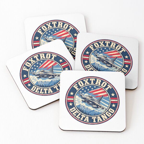 Item preview, Foxtrot Delta Tango Military Air Force Veteran Pilot designed and sold by SkeletonsDanger.