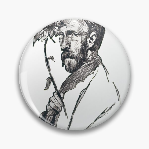 Artikelvorschau, Vincent Van Gogh Inspired Artistic Drawing Design entworfen und verkauft von Heinzhub.