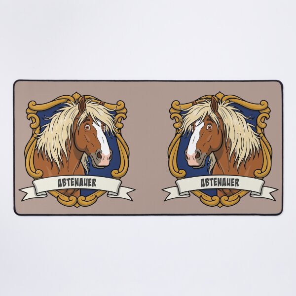 Item preview, The caricature of the Abtenauer horse in a coat of arms designed and sold by Cheval-de-coeur.