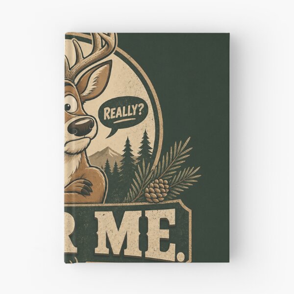 Item preview, Deer Me. Funny Sarcastic Buck Deer Vintage Woodland Design designed and sold by Jandedan.