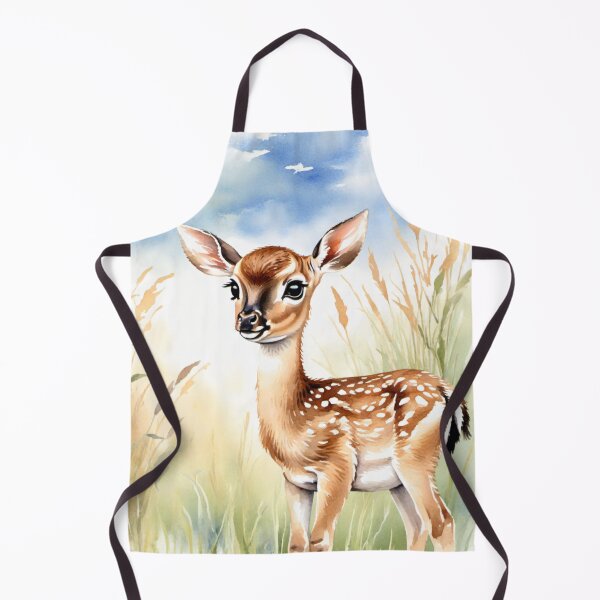 Item preview, Cute Watercolor Fawn in Meadow Grass designed and sold by Hackl20.