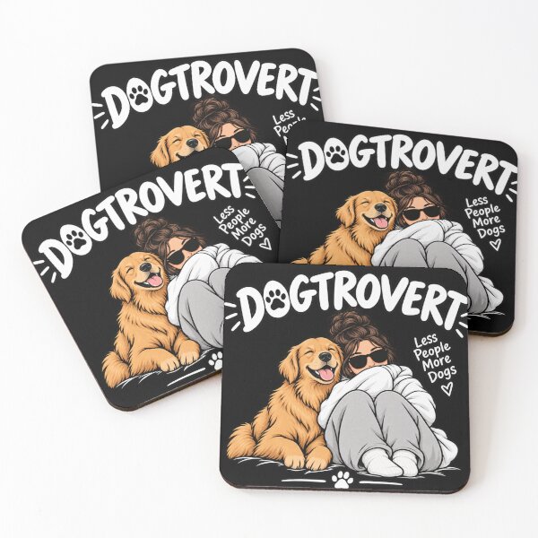 Item preview, Funny dogtrovert t-shirt  designed and sold by choumilanais.