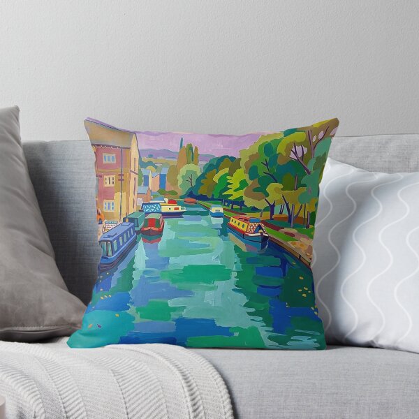 Item preview, Sowerby Bridge Canal Basin in Matisse Style designed and sold by ArtworkNorth.