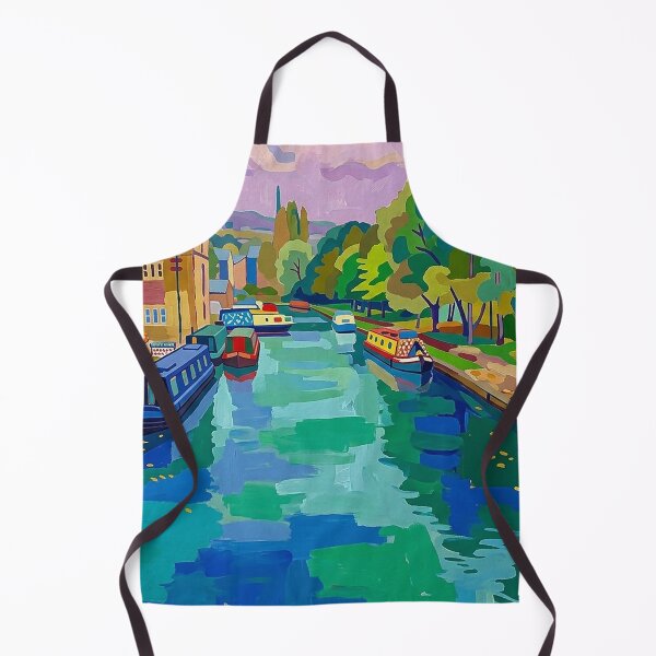 Item preview, Sowerby Bridge Canal Basin in Matisse Style designed and sold by ArtworkNorth.