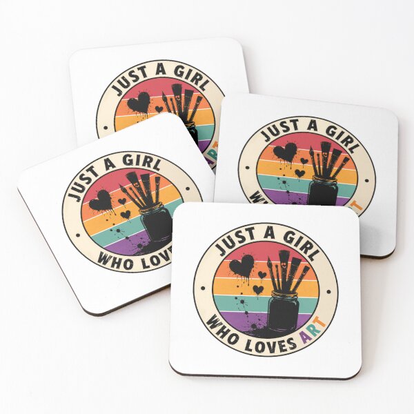 Item preview, Just A Girl Who Loves Art | Female Artist Creative Passion designed and sold by SkeletonsDanger.