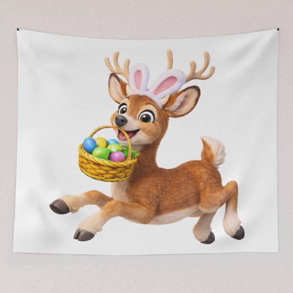 Item preview, Red Deer Easter Bunny designed and sold by Sillytoe.