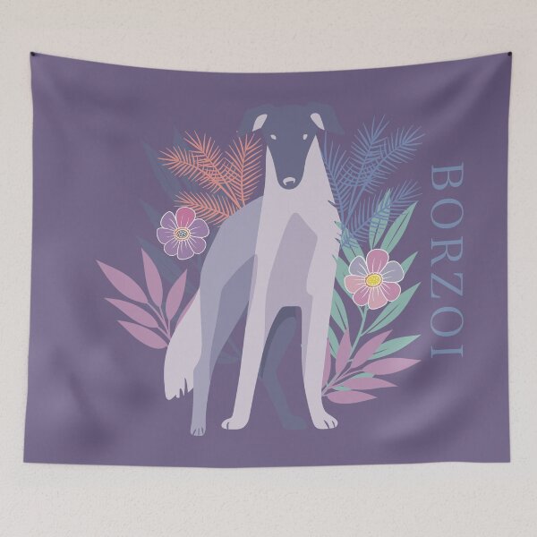 Item preview, Russian Wolfhound Borzoi designed and sold by IvysCreativityHouse.