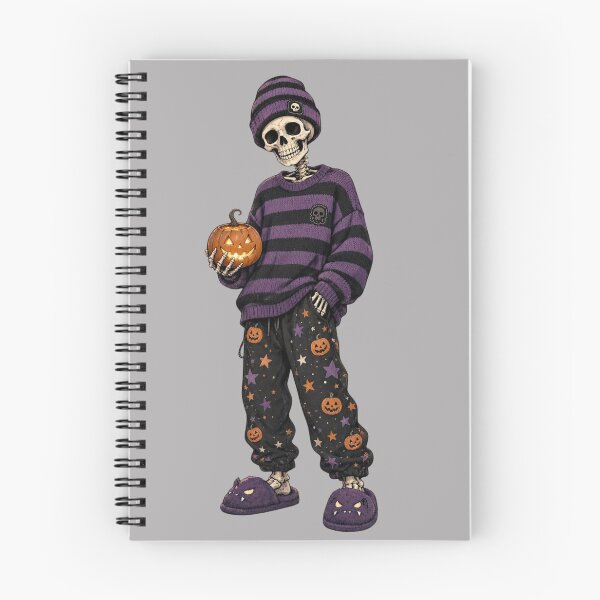 Item preview, Cool Skeleton Halloween Pajamas Pumpkin Streetwear designed and sold by CF_VintageDesign.