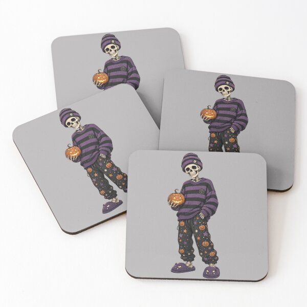 Item preview, Cool Skeleton Halloween Pajamas Pumpkin Streetwear designed and sold by CF_VintageDesign.