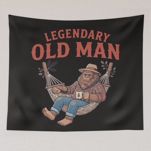 Item preview, Funny Old Man Guy Legendary Saying designed and sold by Colorfulman.