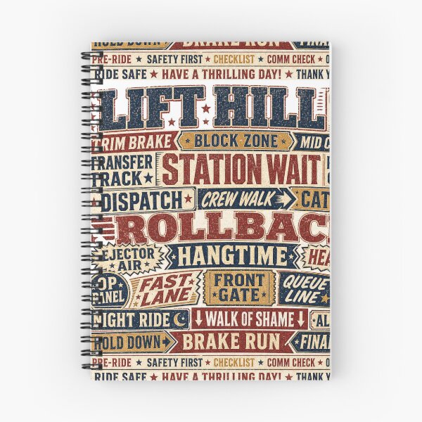 Item preview, Roller Coaster Slang - Vintage Design designed and sold by NicheWearStudio.