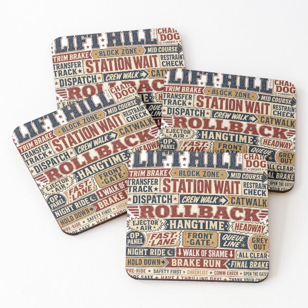 Item preview, Roller Coaster Slang - Vintage Design designed and sold by NicheWearStudio.