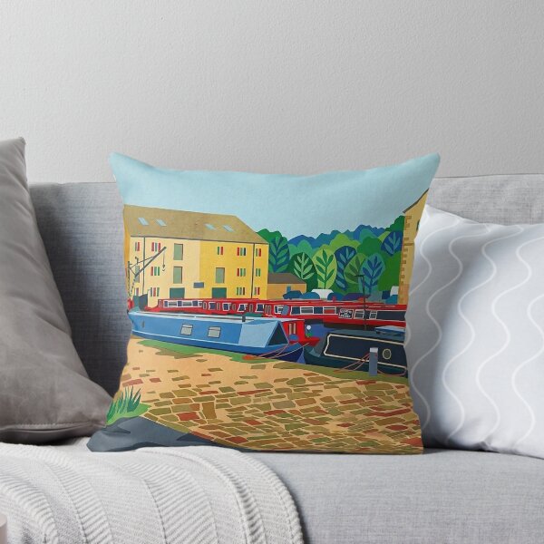 Item preview, Sowerby Bridge Canal Basin Matisse Style designed and sold by ArtworkNorth.