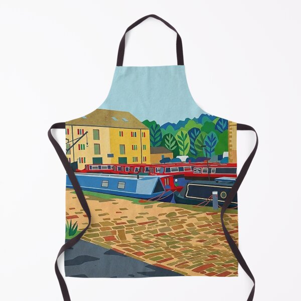 Item preview, Sowerby Bridge Canal Basin Matisse Style designed and sold by ArtworkNorth.