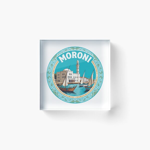 Item preview, Moroni Mosque Comoros Sticker designed and sold by Imaginarium of Chaos falcon88 .